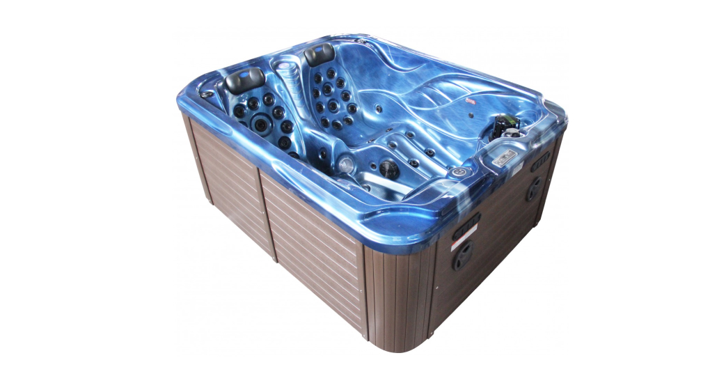 blue hot tub 3 person delivery northampton