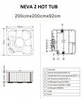 NEVA 2 - 5 PERSON HOT TUB