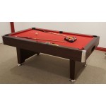 7ft Cobra Premier Slate Bed Pool Table, Dark 