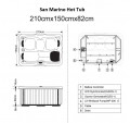 SAN MARINO PLUG & PLAY HOT TUB   